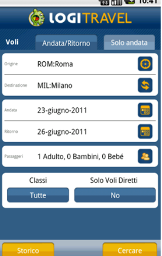 LOGITRAVEL, ORA ANCHE SU ANDROID