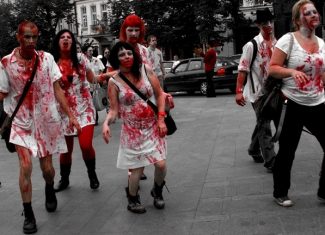 Praga, la capitale della zombie mania