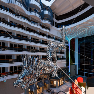 Scultura di un drago